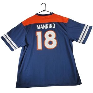 Denver Broncos Peyton Manning 18 Majestic NFL Football‎ Jersey 2XL
